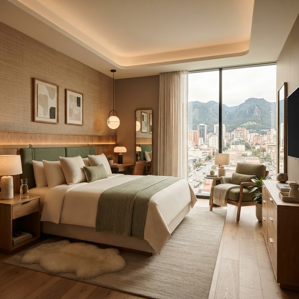 Sala y ventanal de la Signature King